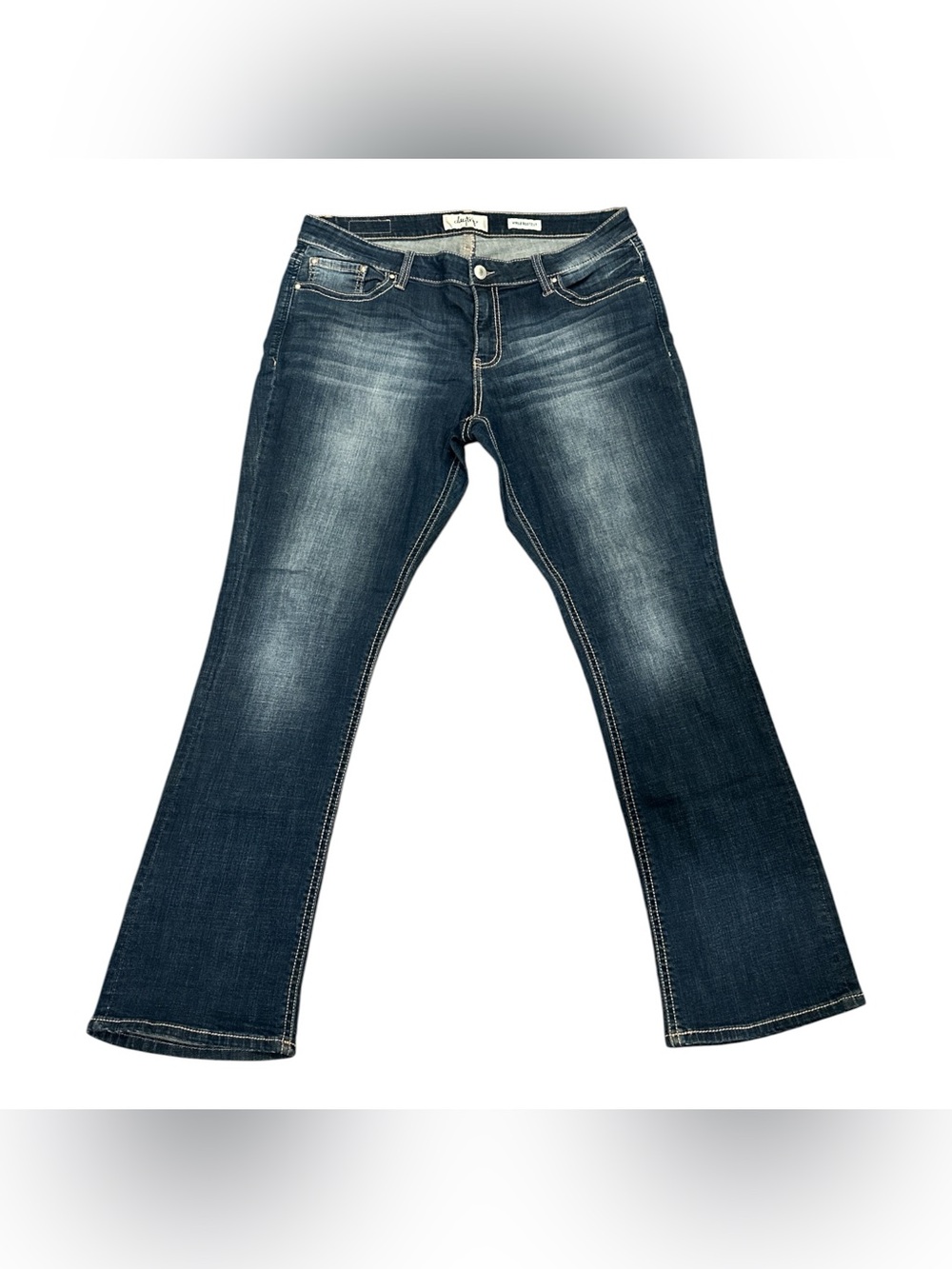 Daytrip Virgo Bootcut Jeans 36L Dark Wash Denim Stretch RN 75720